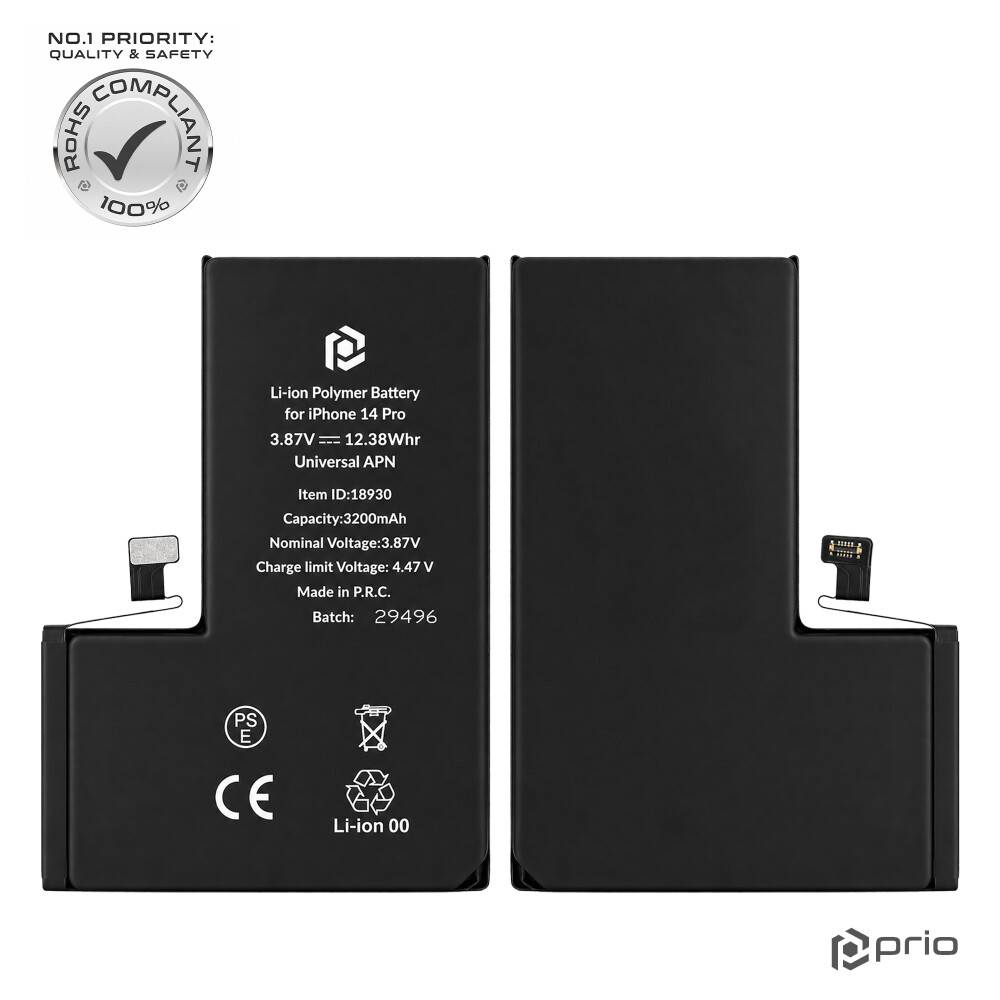 Prio Akku für iPhone 14 Pro (Universeller APN)