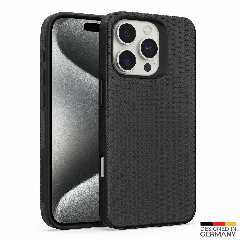 prio Schutzhülle für iPhone 15 Pro Max (6,7 Zoll) schwarz