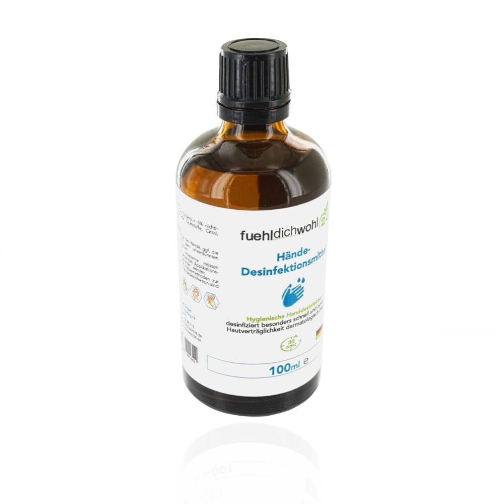 Händedesinfektionslösung 100 ml Desinfektionsmittel für Schutzausrüstung