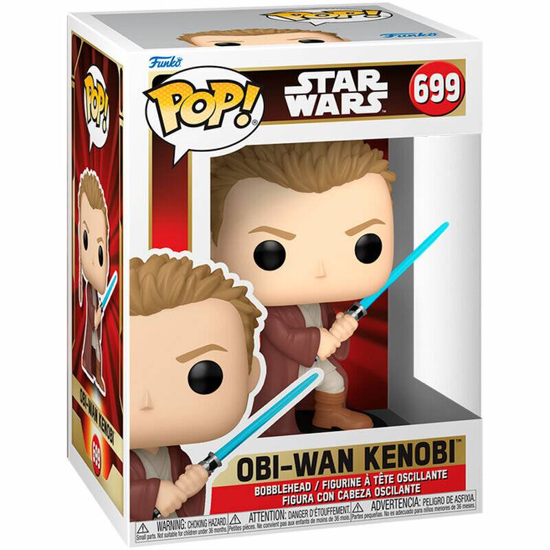 Star Wars: Episode I - Die dunkle Bedrohung Anniversary POP! Vinyl Figur Obi-Wan(Young) 9 cm