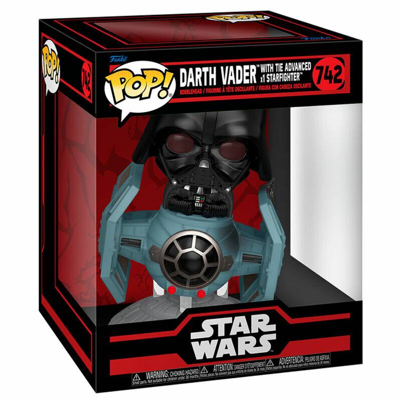 POP Figur Rides Deluxe Star Wars Darth Vader mit Tie Advanced Starfighter