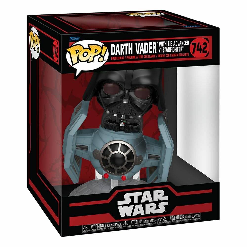 POP Figur Rides Deluxe Star Wars Darth Vader mit Tie Advanced Starfighter