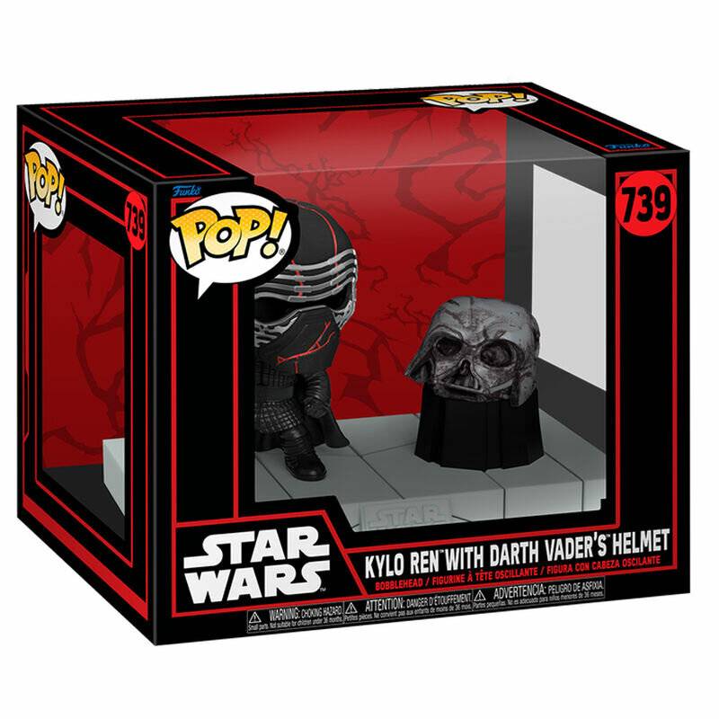 POP-Figur Deluxe Star Wars Kylo Ren mit Darth Vader-Helm