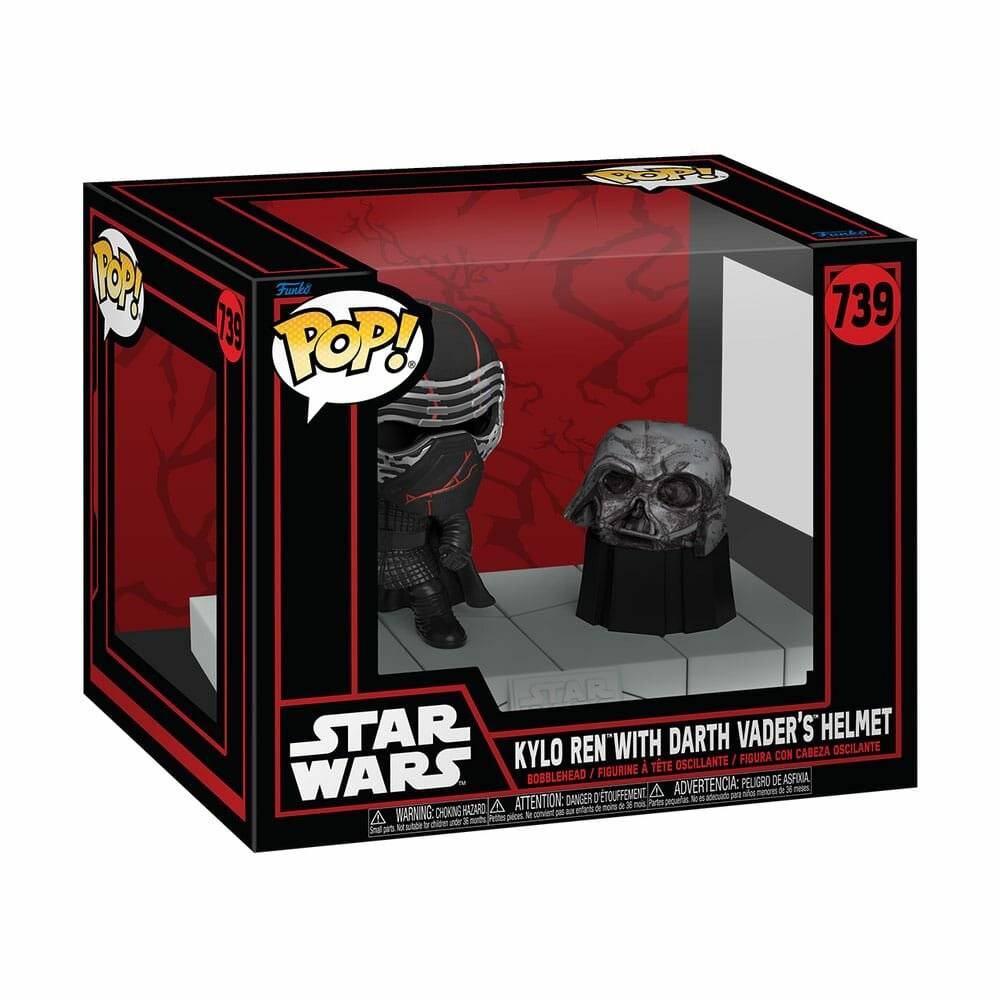 POP-Figur Deluxe Star Wars Kylo Ren mit Darth Vader-Helm