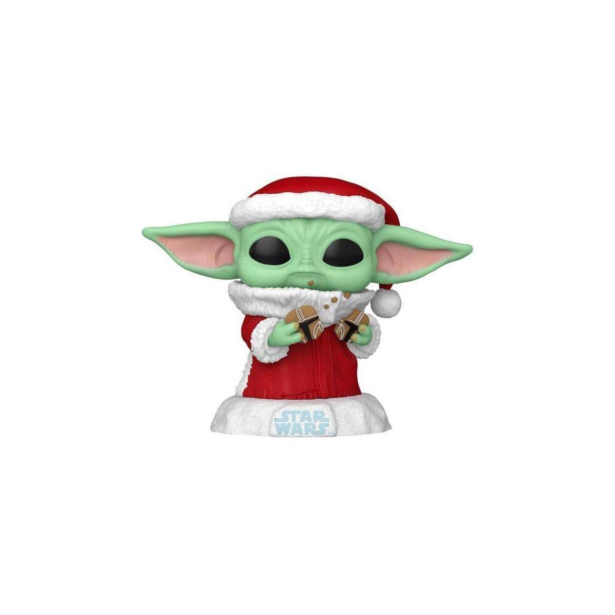 FK80009 - Star Wars: Mandalorian POP! Vinyl Figur Holiday Grogu 9 cm