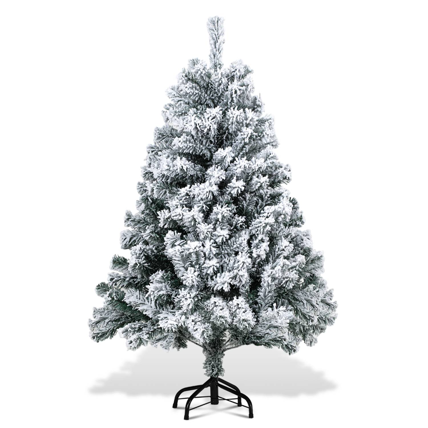 Weihnachtsbaum Beflockung Schneestaub Weihnachtsdekoration Kunstbaum 120cm mit Schneestaub