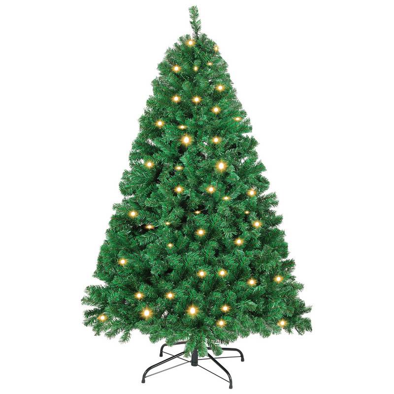 Künstlicher Weihnachtsbaum 120cm Künstlicher Tannenbaum mit Beleuchtung LED Tannenbaum für Weihnachten-Dekoration