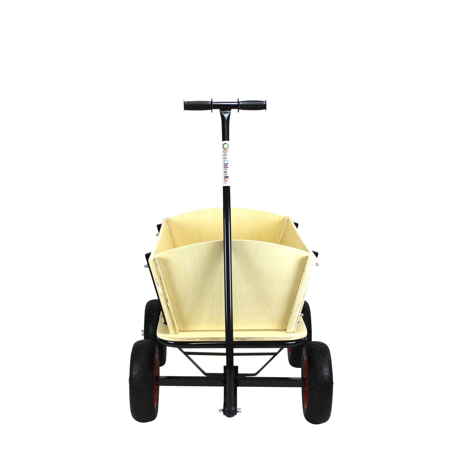 Beachtrekker Style Holz Bollerwagen Handwagen Pirat