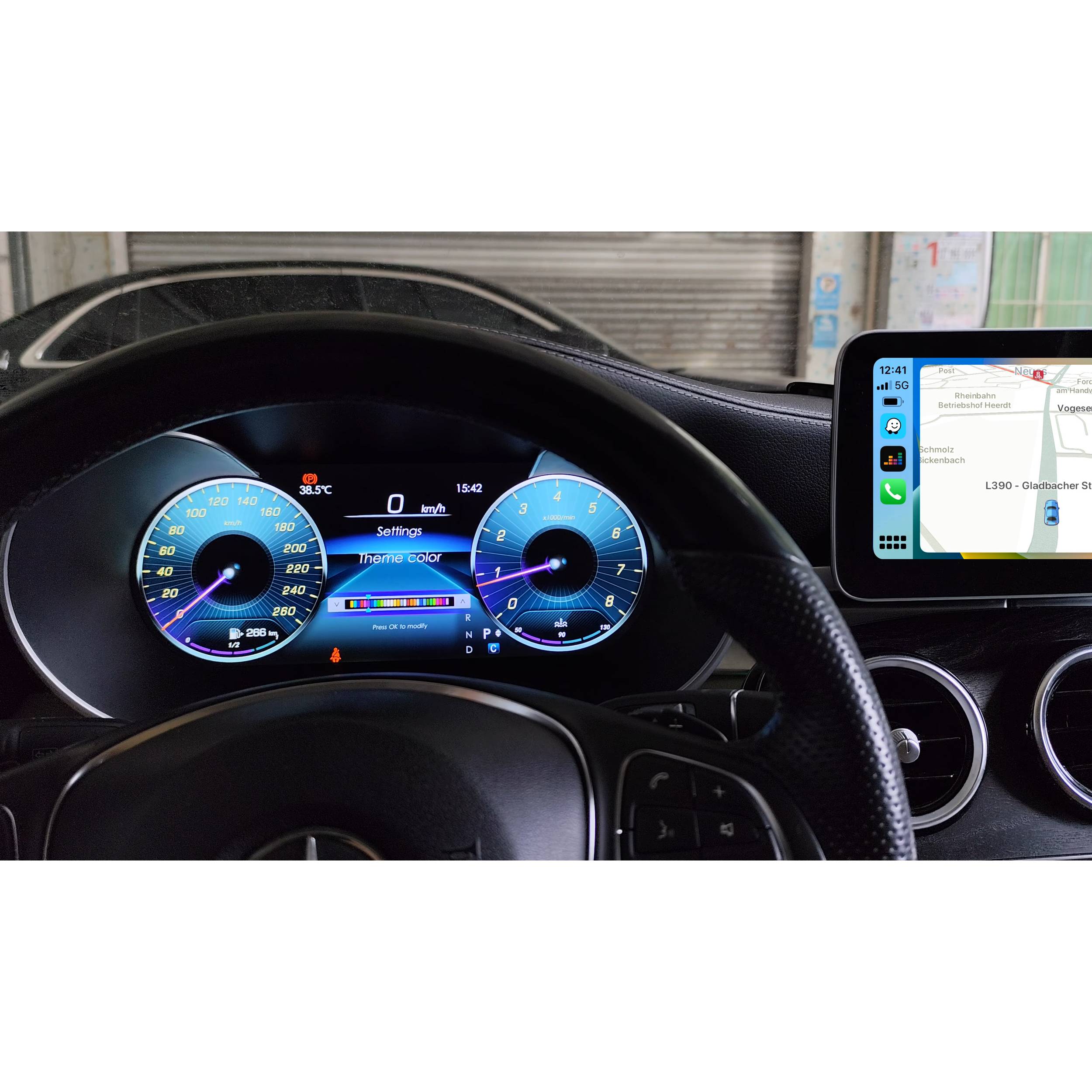 Für Mercedes C / GLC W205 A205 C205 S205 X253 C253 Digital Tacho Kombiinstrument