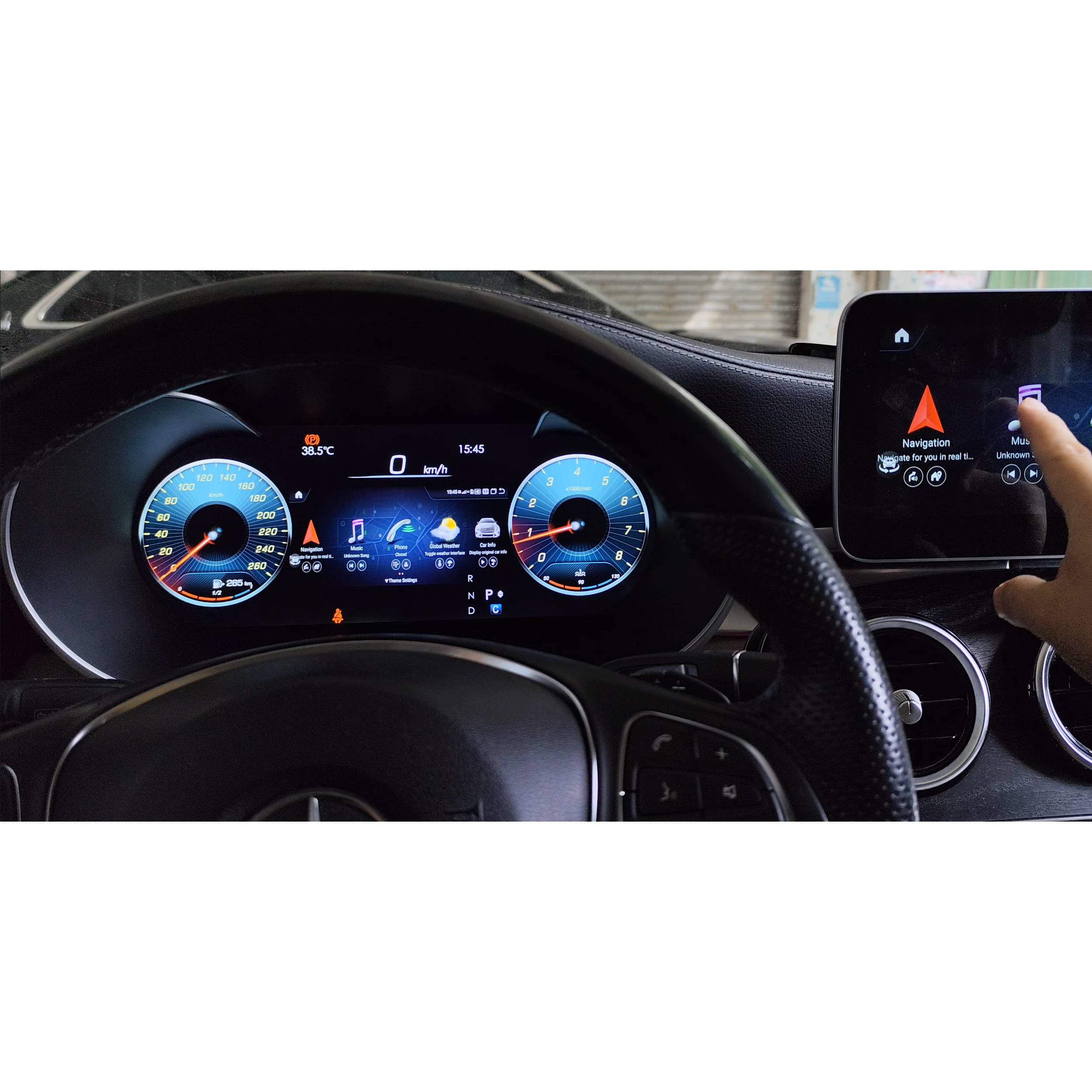 Für Mercedes C / GLC W205 A205 C205 S205 X253 C253 Digital Tacho Kombiinstrument