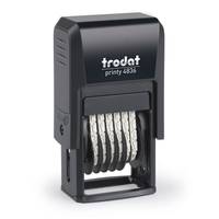 TRODAT - Ziffernstempel Printy schw+Kissen schw 4836