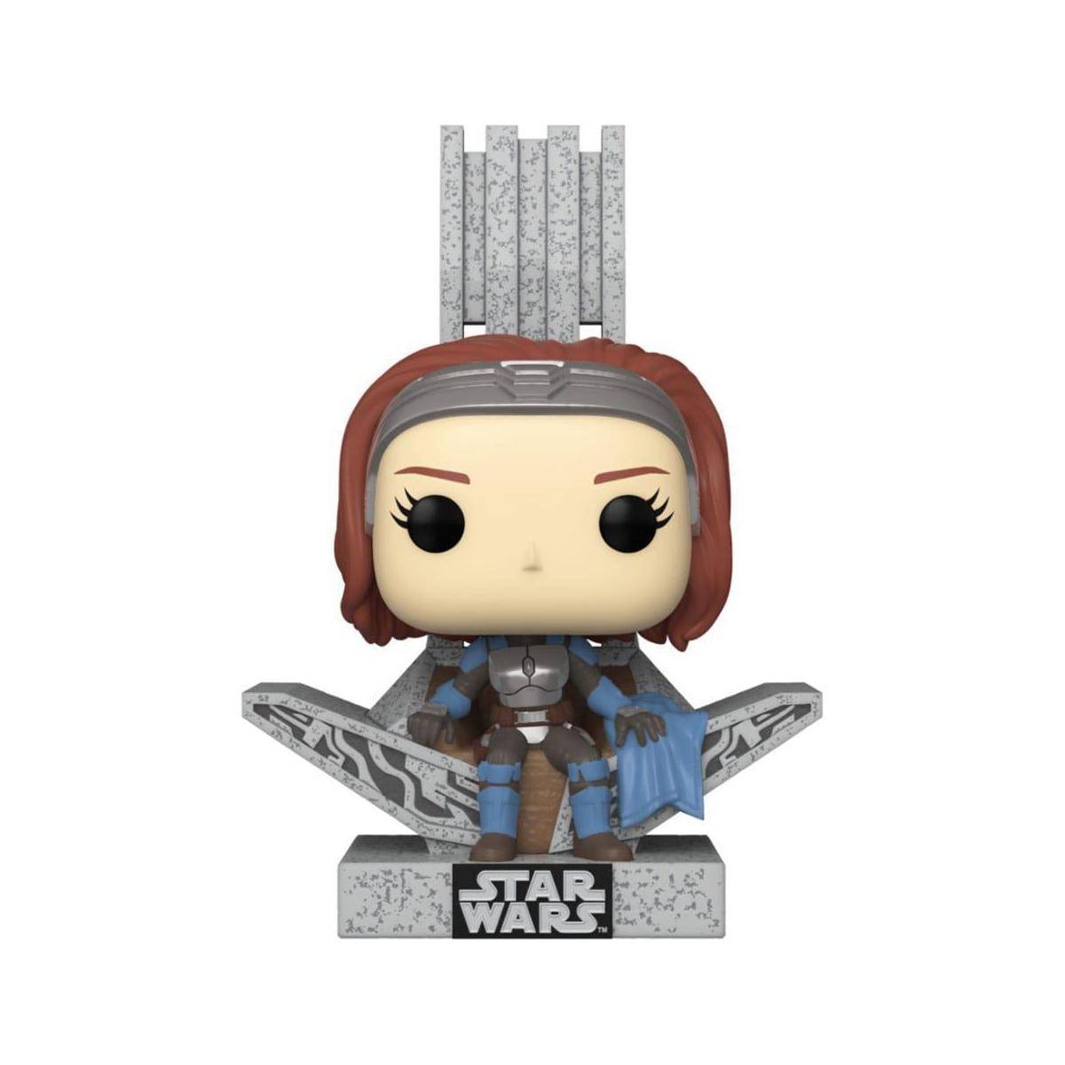 FK76545 - Star Wars: The Mandalorian POP! Deluxe Vinyl Figur Bo Katan wThrone 9 cm