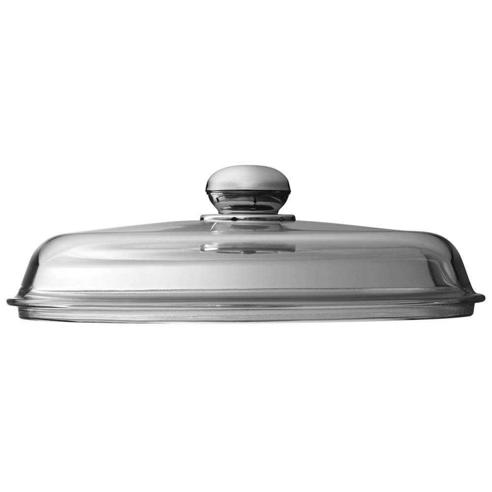 Silit Glasdeckel mit Metallgriff verchromt Universaldeckel 28cm
