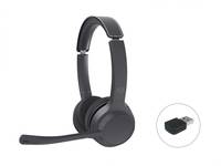 Conceptronic POLONA04BA Bluetooth-Stereo-Headset und USB-Audio-adapter - Verkabelt & Kabellos - Anrufe/Musik - 173 g - Kopfhörer - Schwarz