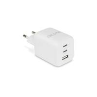 DICOTA - Netzteil - kompakt, GaN - 65 Watt - 5 A - PD 3.0 - 3 Ausgabeanschlussstellen (2 x USB-C, USB)