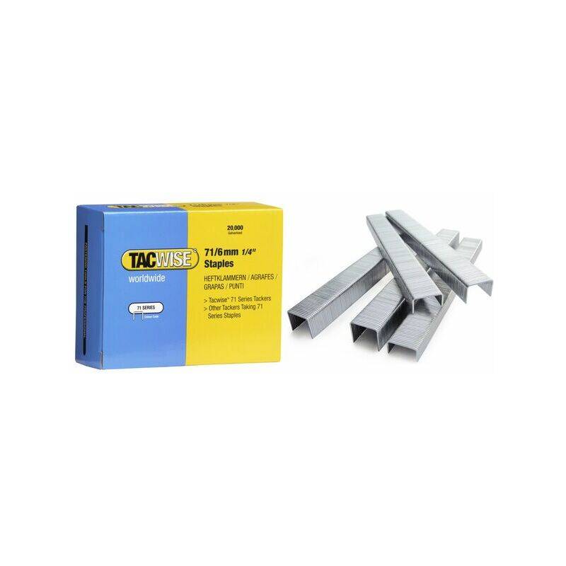 TACWISE Heftklammern 71/8 mm verzinkt, 20.000 Stück