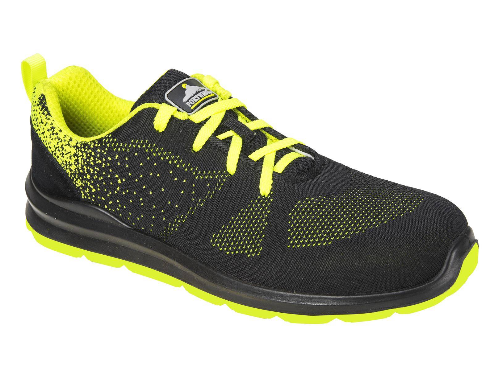 Portwest® FT25 Steelite Aire Trainer S1 Schwarz/Gruen_41