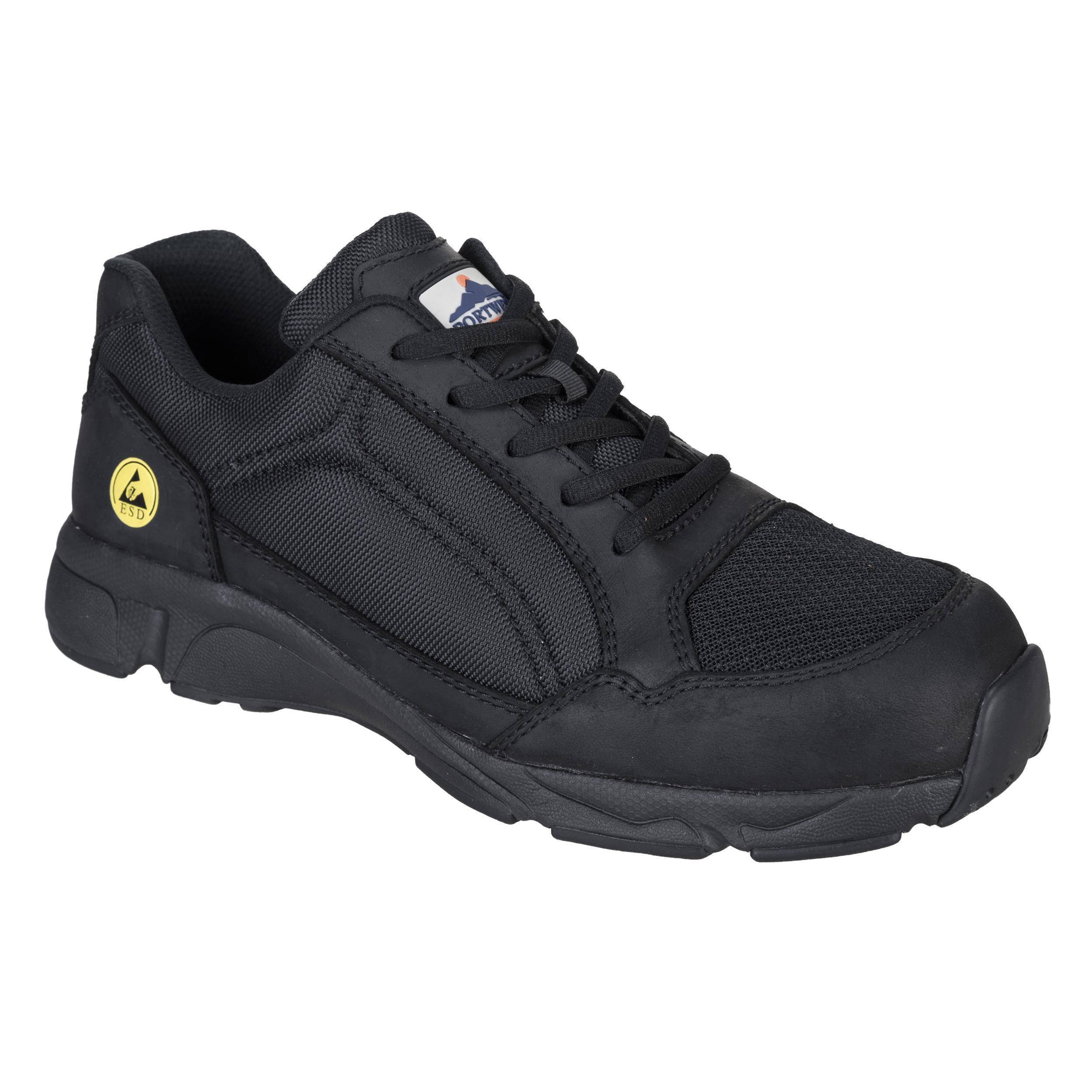 Portwest® FT62 Portwest Compositelite ESD Trainer S1P Sicherheitsschuh Schwarz_44
