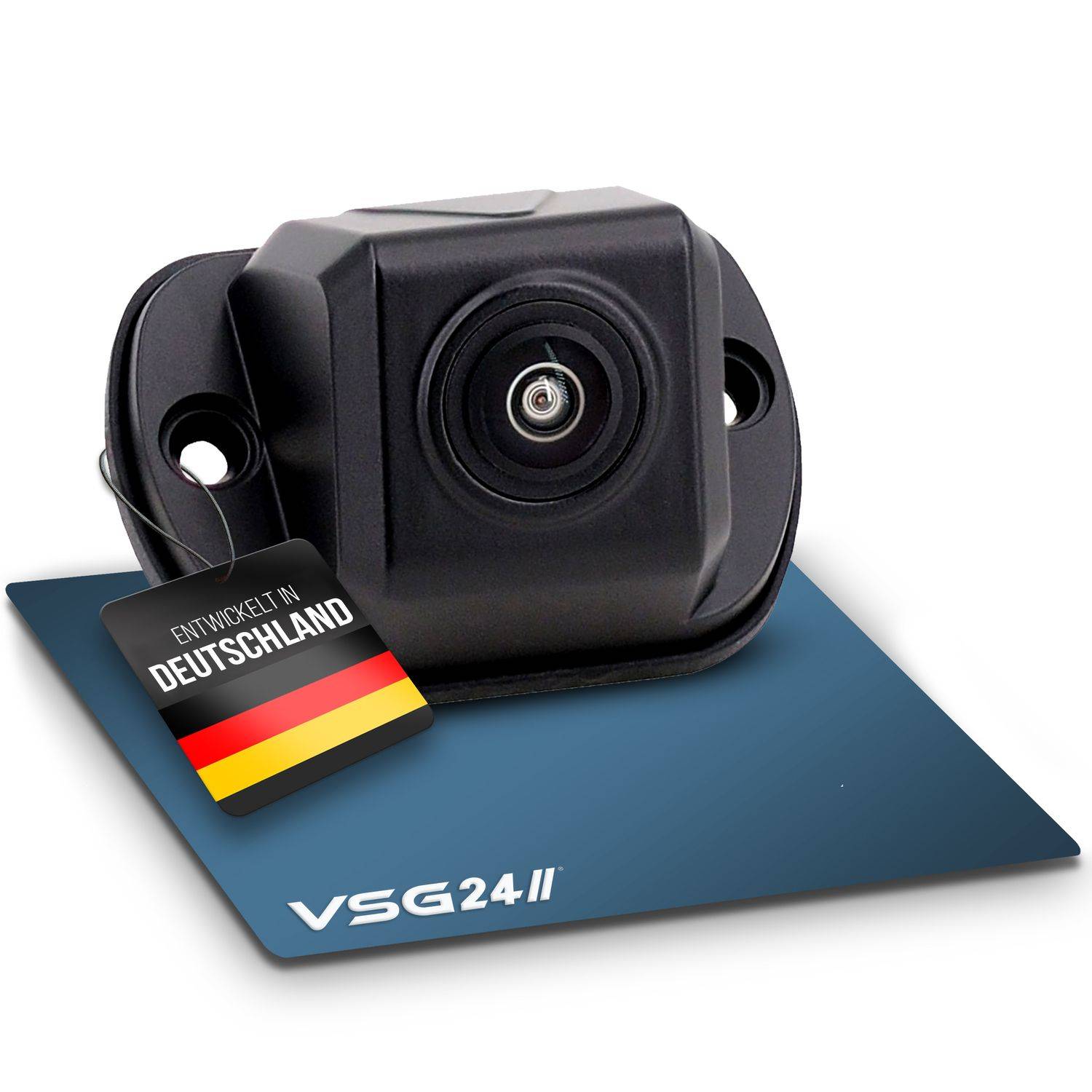 VSG24 Rückfahrkamera NAVIGATOR HD | HD 1080P | 170° | Nummernschild- oder Seitenkamera schwarz