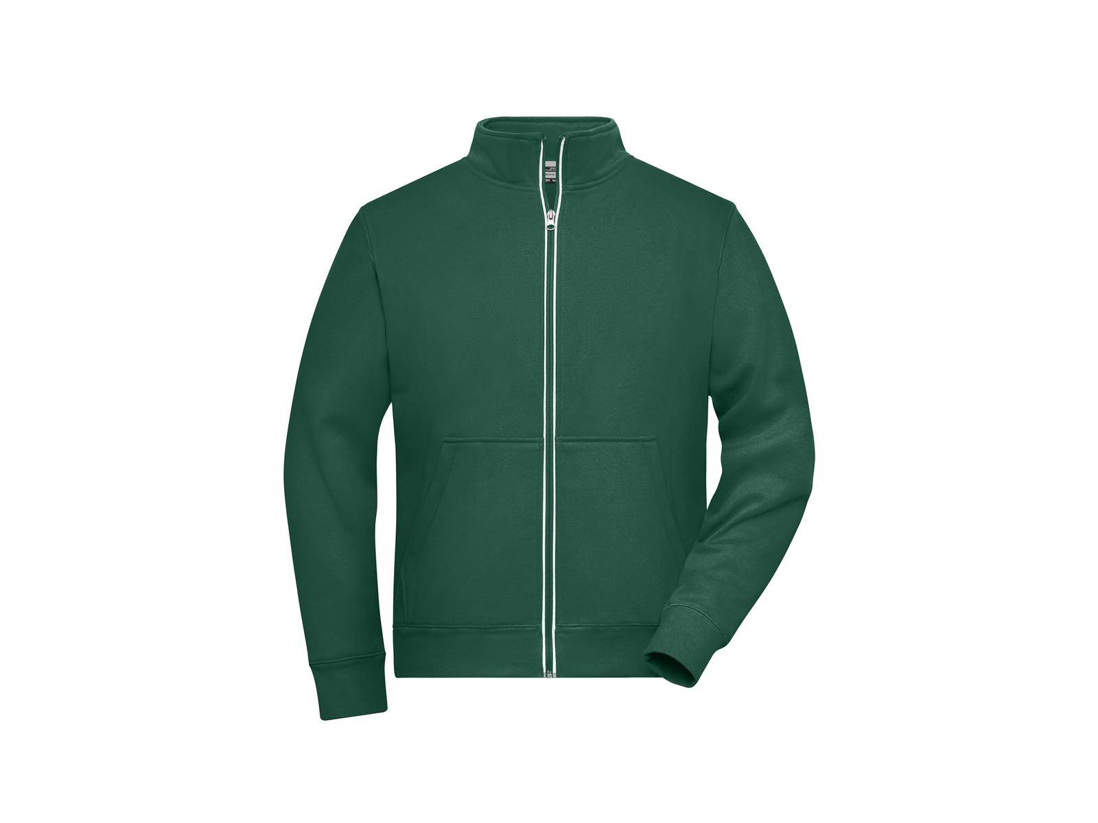 James & Nicholson® Men's Doubleface Work Jacket JN1810 dark-green_XS