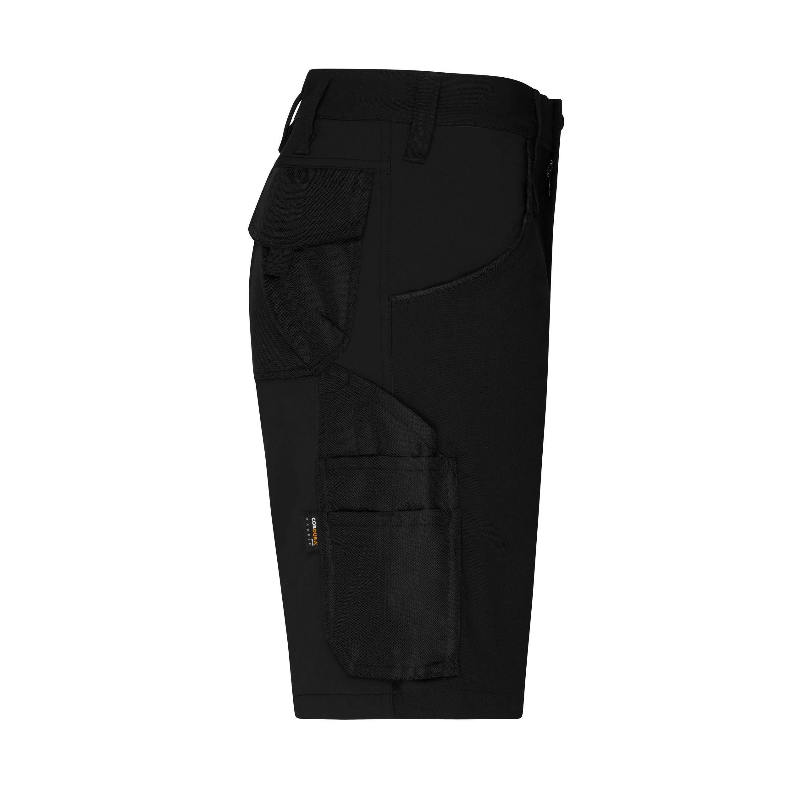 James & Nicholson® JN1811 Workwear Stretch-Bermuda Slim Line black/black_44