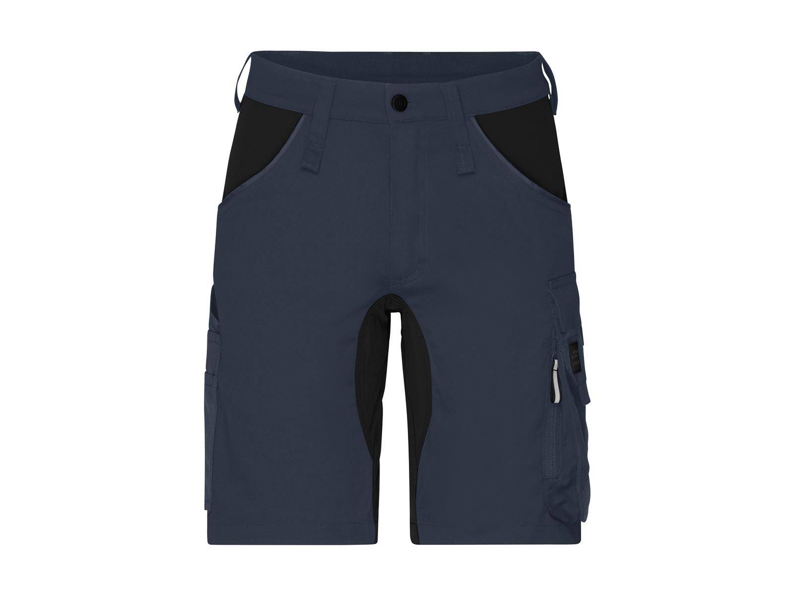 James & Nicholson® JN1811 Workwear Stretch-Bermuda Slim Line carbon/black_52