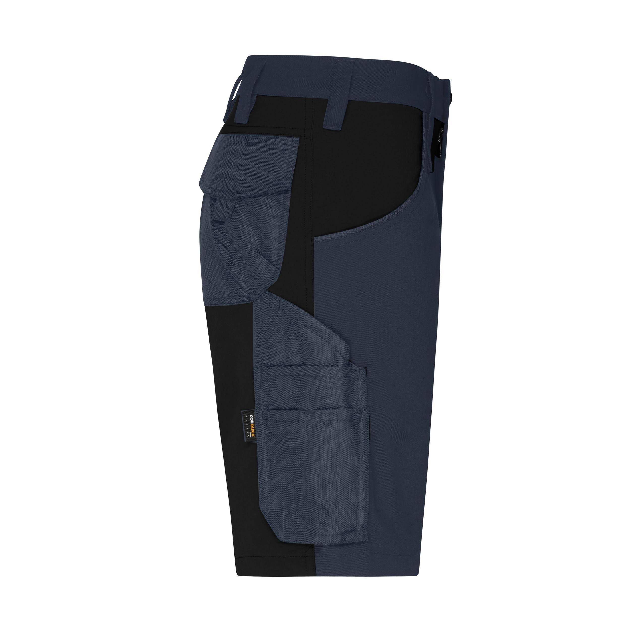 James & Nicholson® JN1811 Workwear Stretch-Bermuda Slim Line carbon/black_52