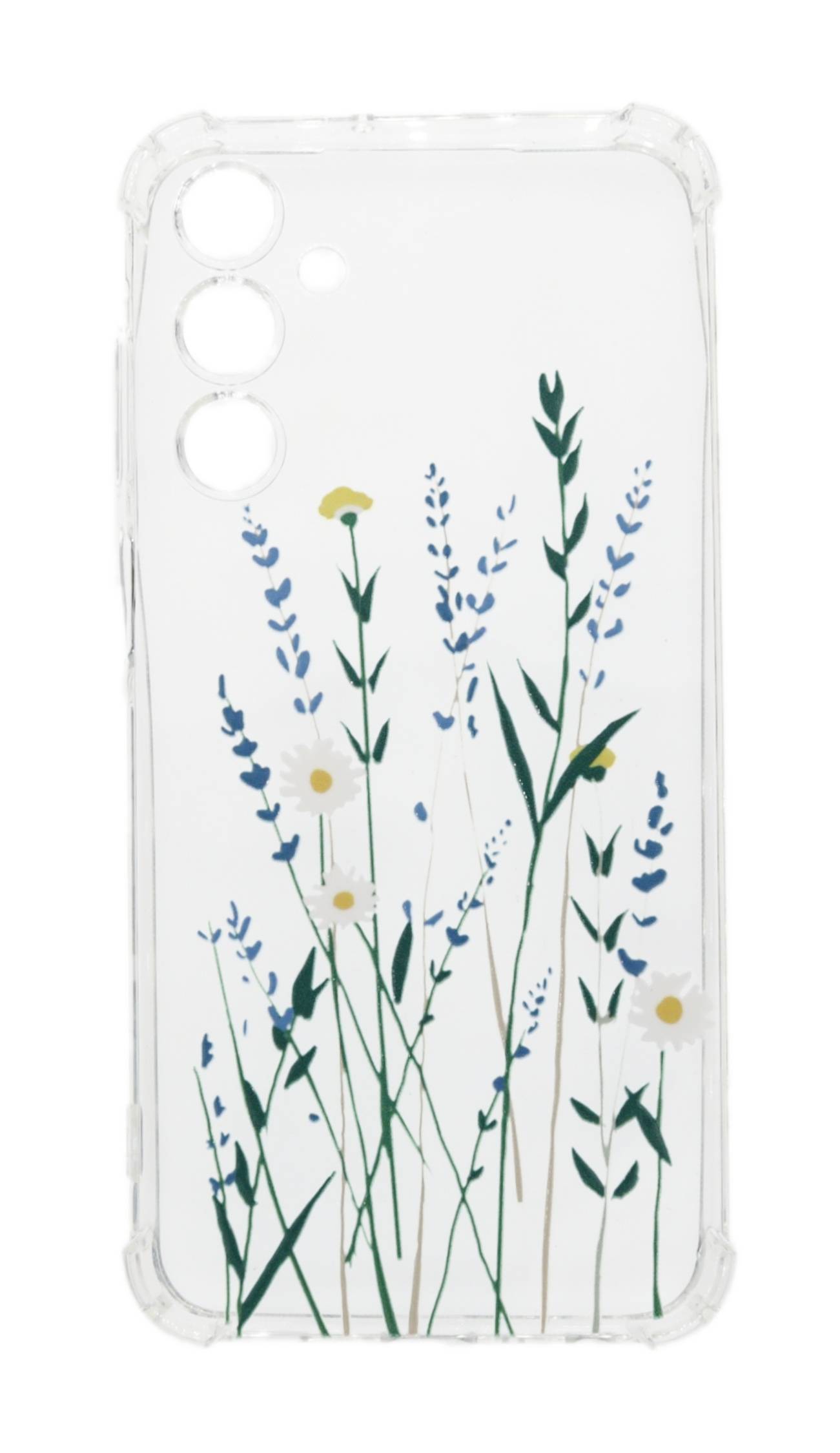 Anti Shock TPU Case Flower I für Samsung Galaxy A15, Galaxy A15 5G – Handyhülle mit verstärkten Ecken