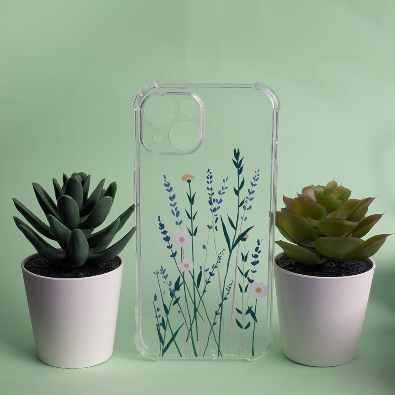 Anti Shock TPU Case Flower I für Samsung Galaxy A15, Galaxy A15 5G – Handyhülle mit verstärkten Ecken