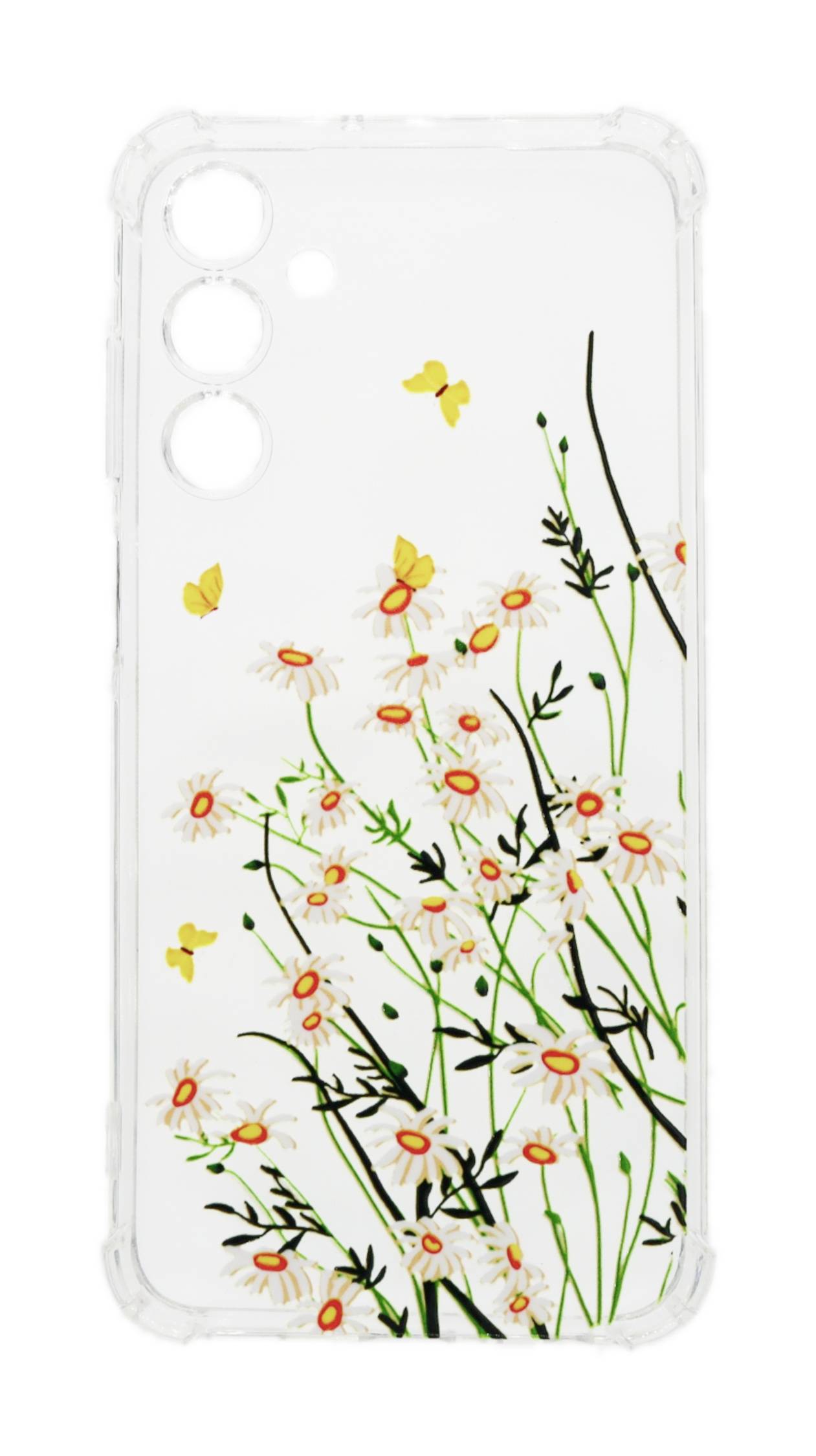 Anti Shock TPU Case Flower II für Samsung Galaxy A25 5G – Handyhülle mit verstärkten Ecken