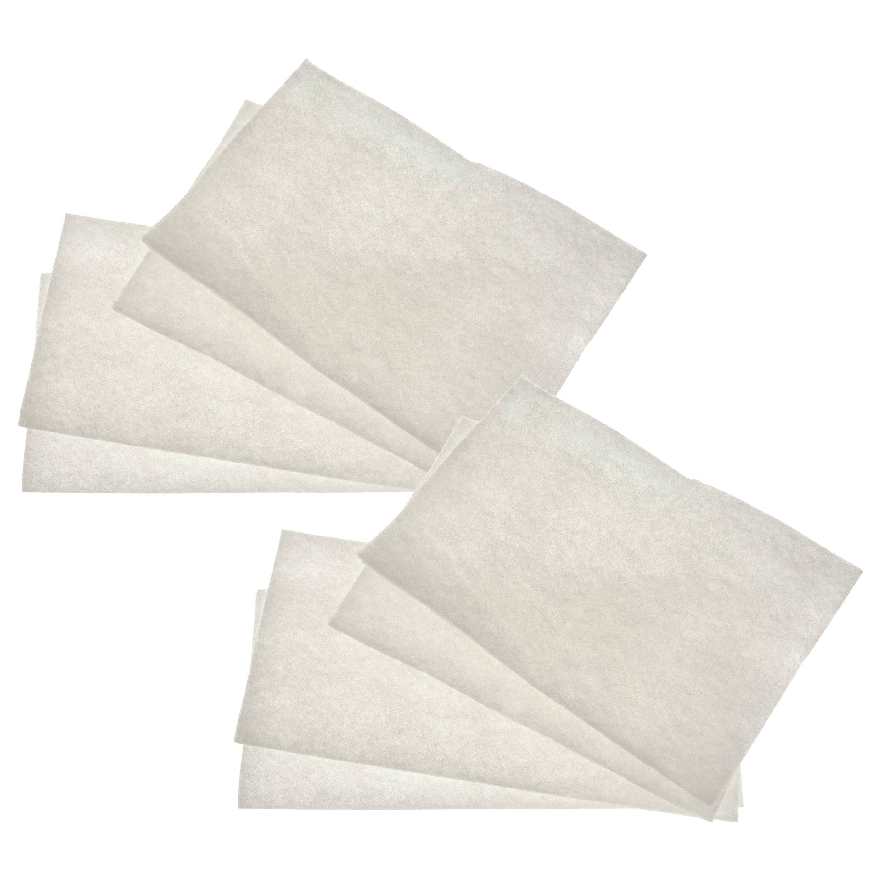vhbw 4x Luftfilter G4 kompatibel mit Helios KWL EC 500 W Lüfter, Badlüfter, Ventilator, Lüftungsgerät (2x Abluftfilter / 2x Zuluftfilter)