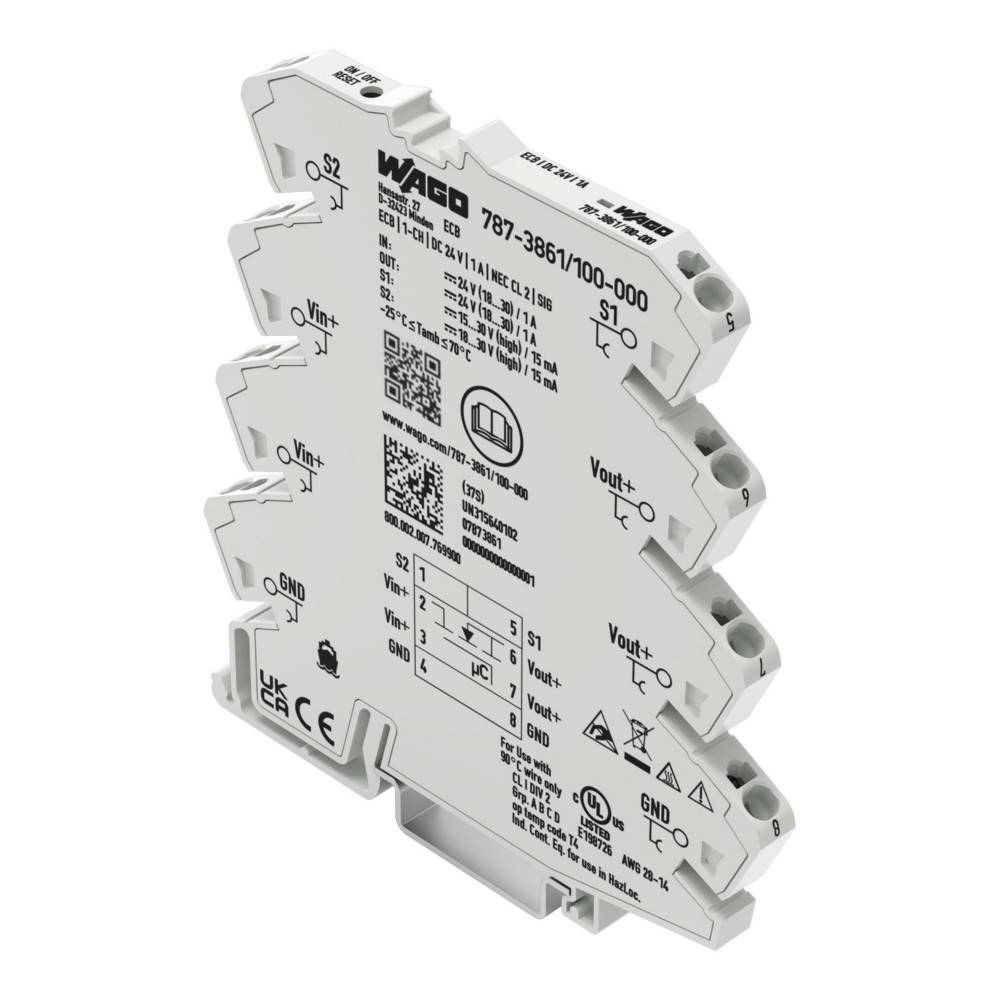WAGO GmbH & Co. KG Schutzschalter elektroni. 787-3861/100-000