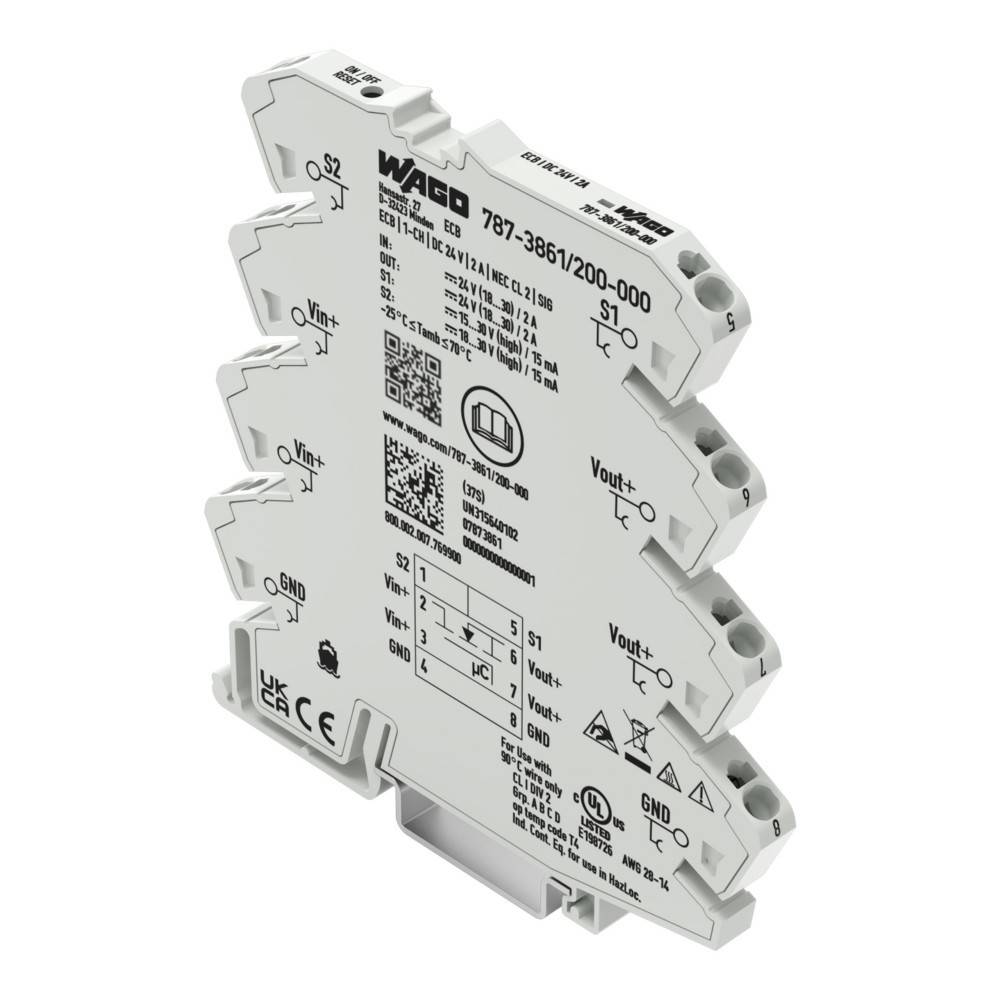 WAGO GmbH & Co. KG Schutzschalter elektroni. 787-3861/200-000