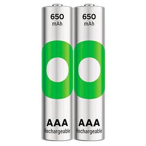 GP Battery ReCyko Micro AAA -Akku NiMH 650 mAh 1.2 V 2 St.