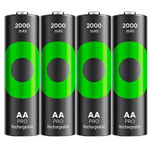 GP Battery ReCyko Pro Mignon AA -Akku NiMH 2000 mAh 1.2 V 4 St.