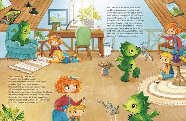 Paffi. Ein kleiner Drache und das Kätzchen