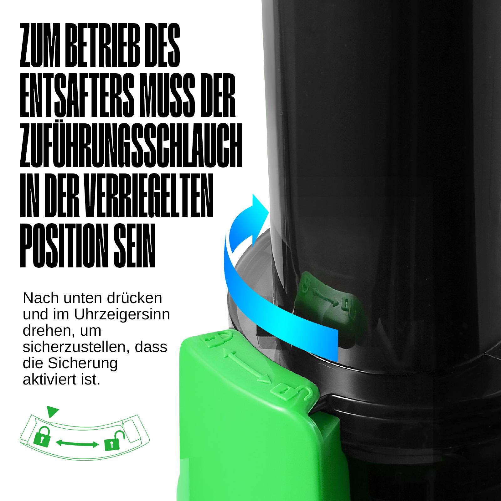 Ventray Ginnie Entsafter,kompakter kleiner Kaltpress-Entsafter,Slow Juicer mit 60 U/min niedriger Geschwindigkeit-Papageiengrün