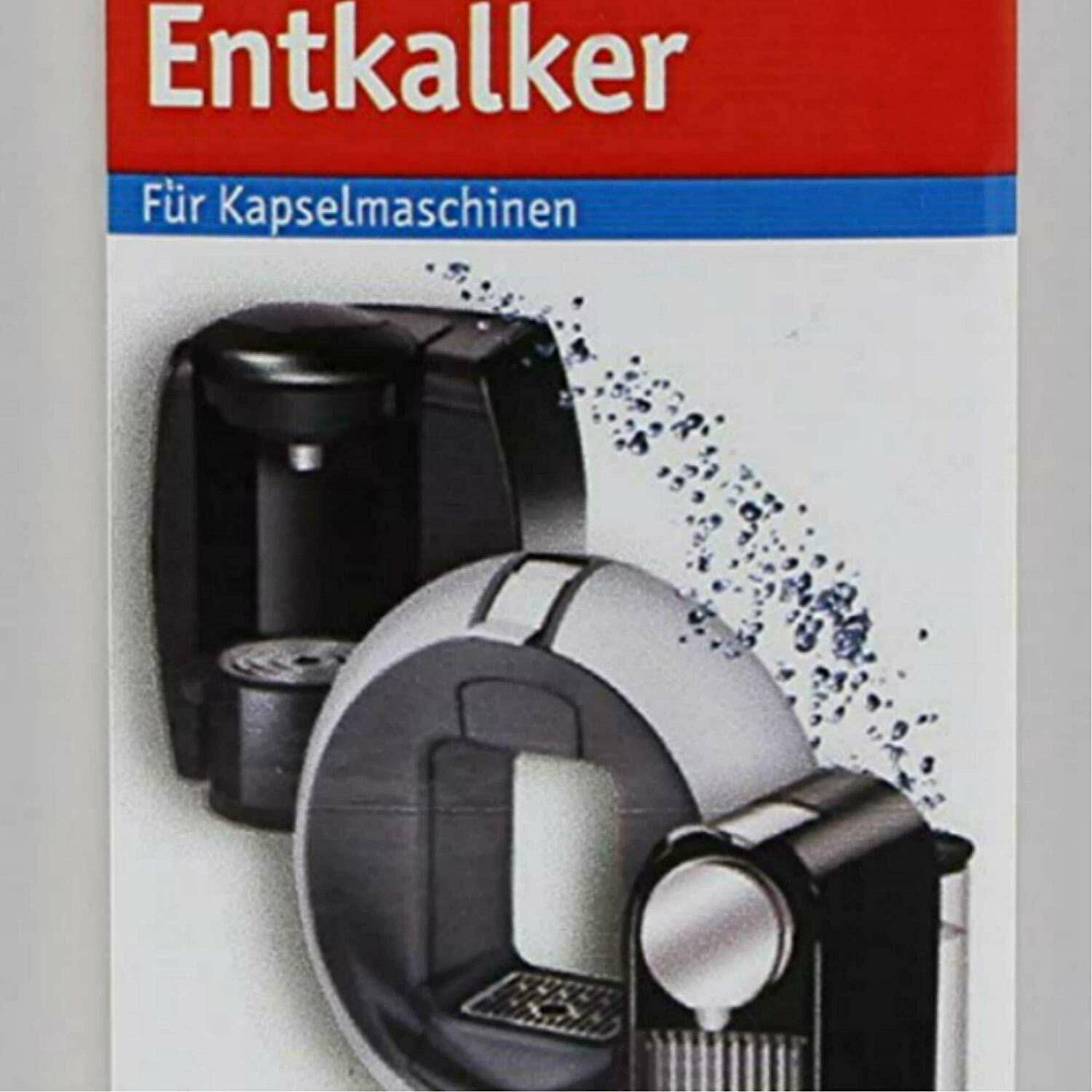 Entkalker Flüssig Kapselmaschinen zb für Dolce gusto Nespresso Delonghi Krups Bosch Kalkentfernung Kalkentferner