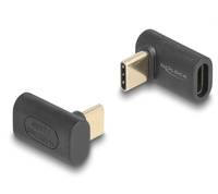 Delock - USB-Adapter - 24 pin USB-C (M) gewinkelt zu 24 pin USB-C (W)