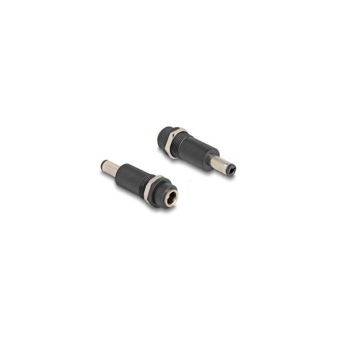 64255 - Adapter DC 5,5 x 2,1 mm Buchse zu DC 5,5 x 2,5 mm Stecker