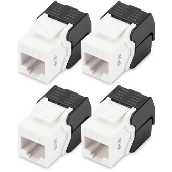 DIGITUS CAT 6 Keystone Modul, ungeschirmt - 4 Stk.