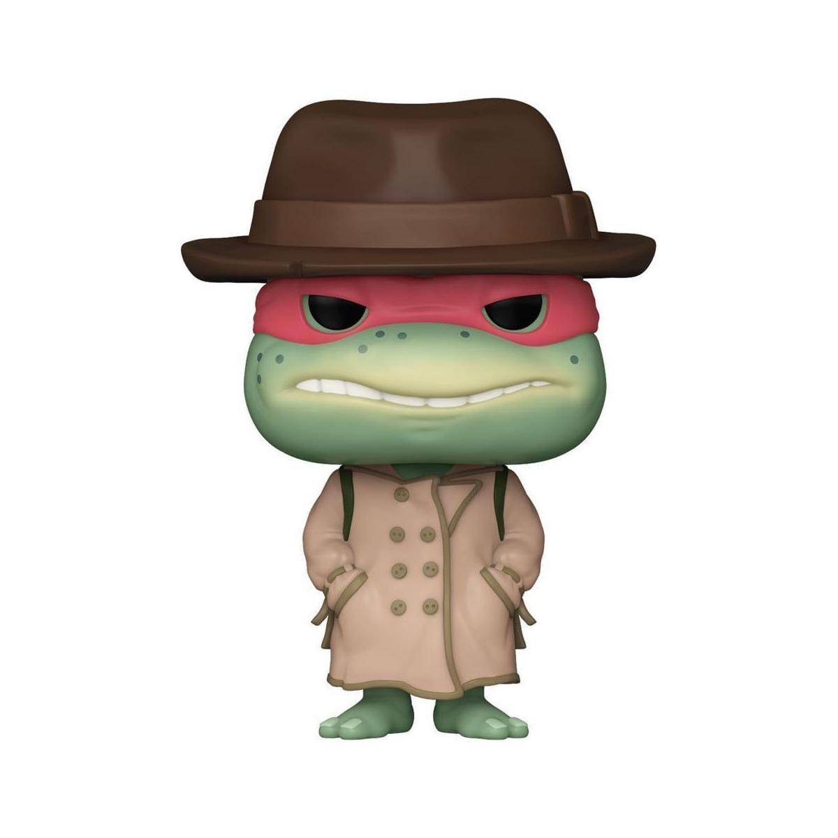 Teenage Mutant Ninja Turtles POP! Movies Vinyl Figur Raphael wCoat Hat 9 cm