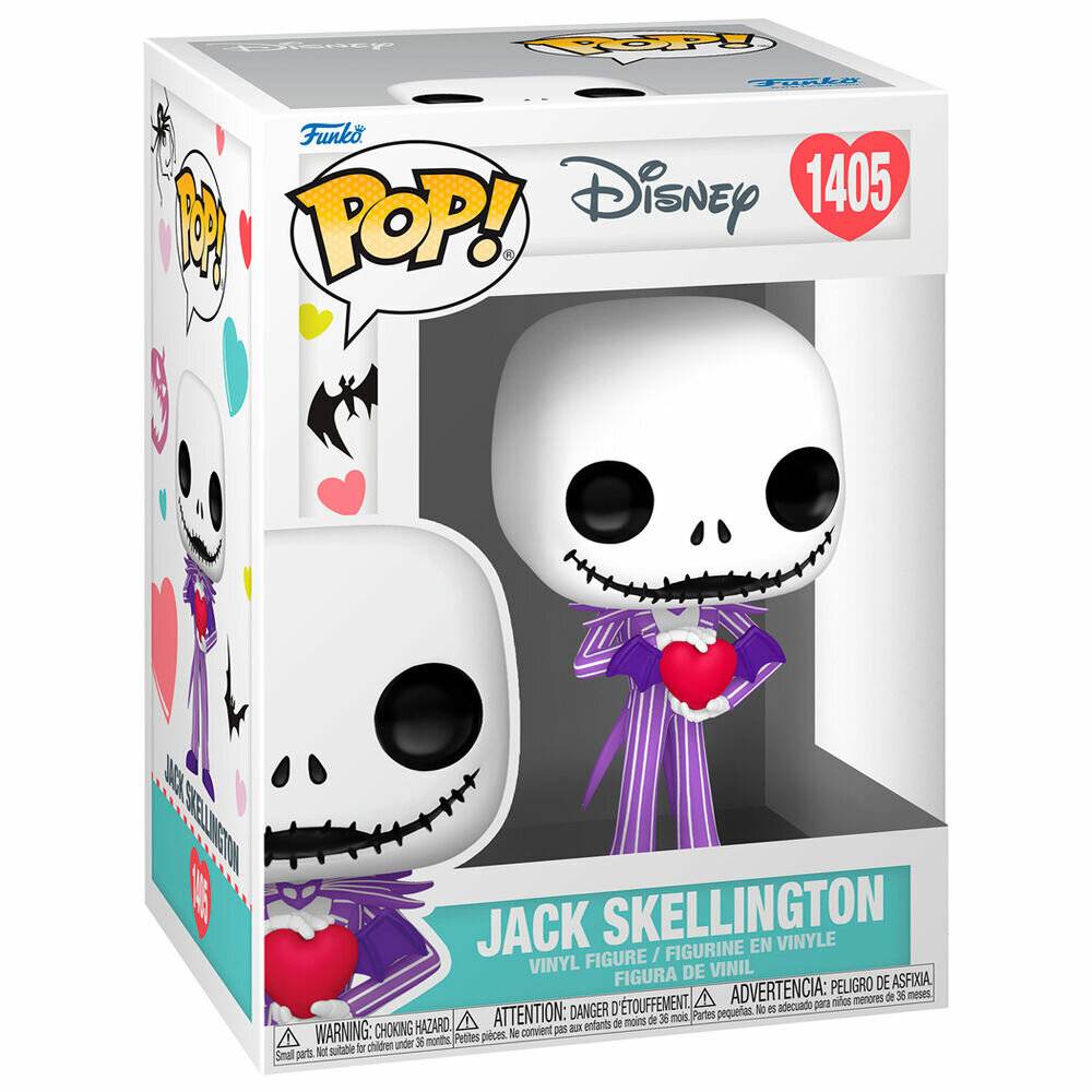 Nightmare before Christmas Valentines POP! Disney Vinyl Figur Jack 9 cm