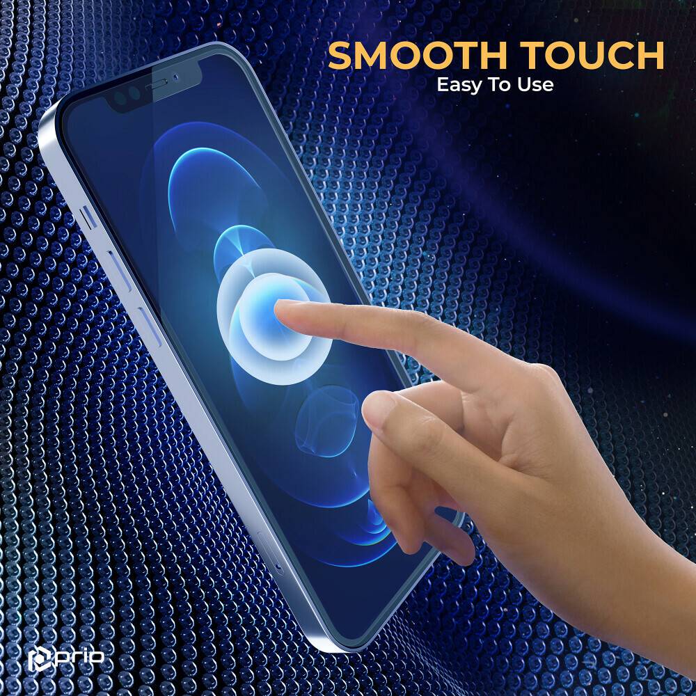 prio Shock Proof Displayschutzglas für iPhone 16 Plus/15 Plus/15 Pro Max (6,7 Zoll) klar