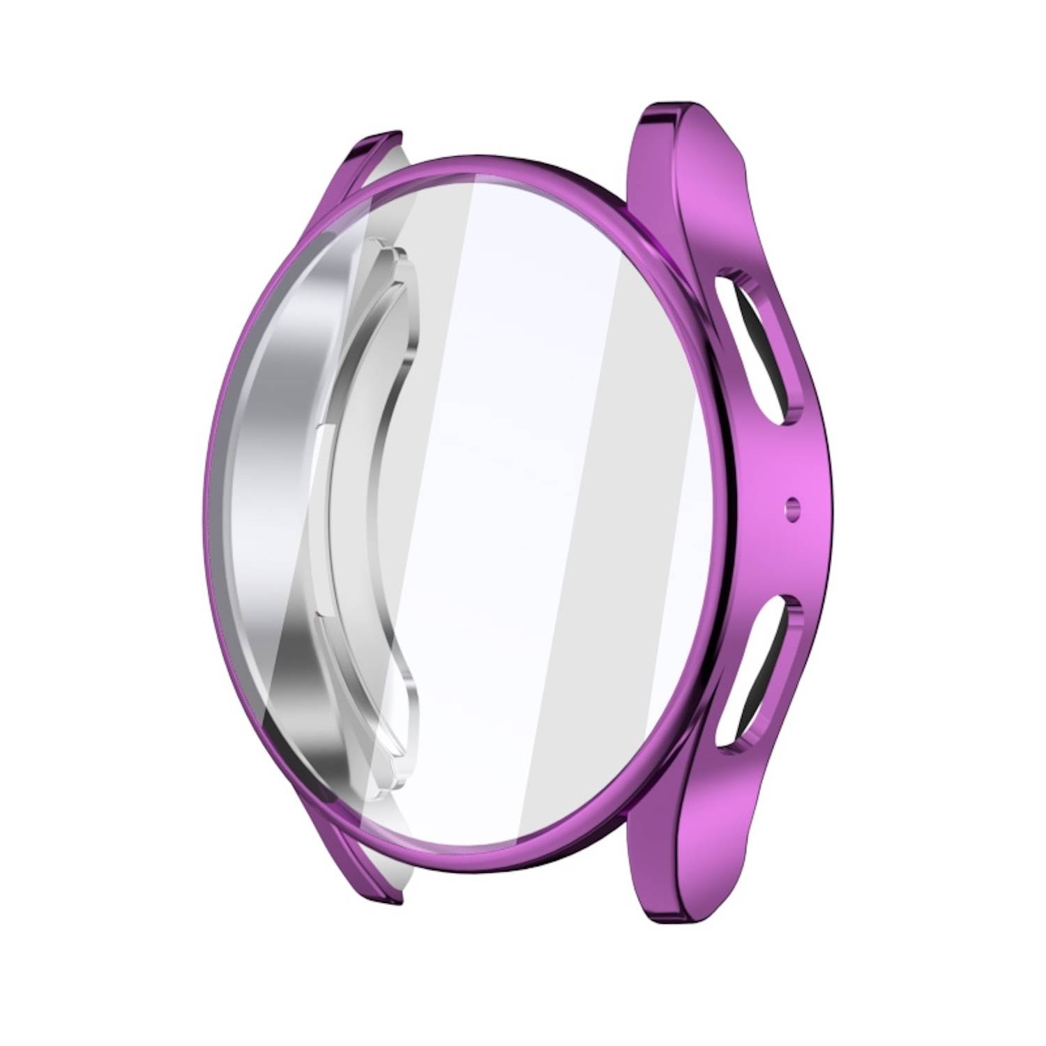 Für Samsung Galaxy Watch 7 40mm Full Cover Watch TPU Hülle Case Lila