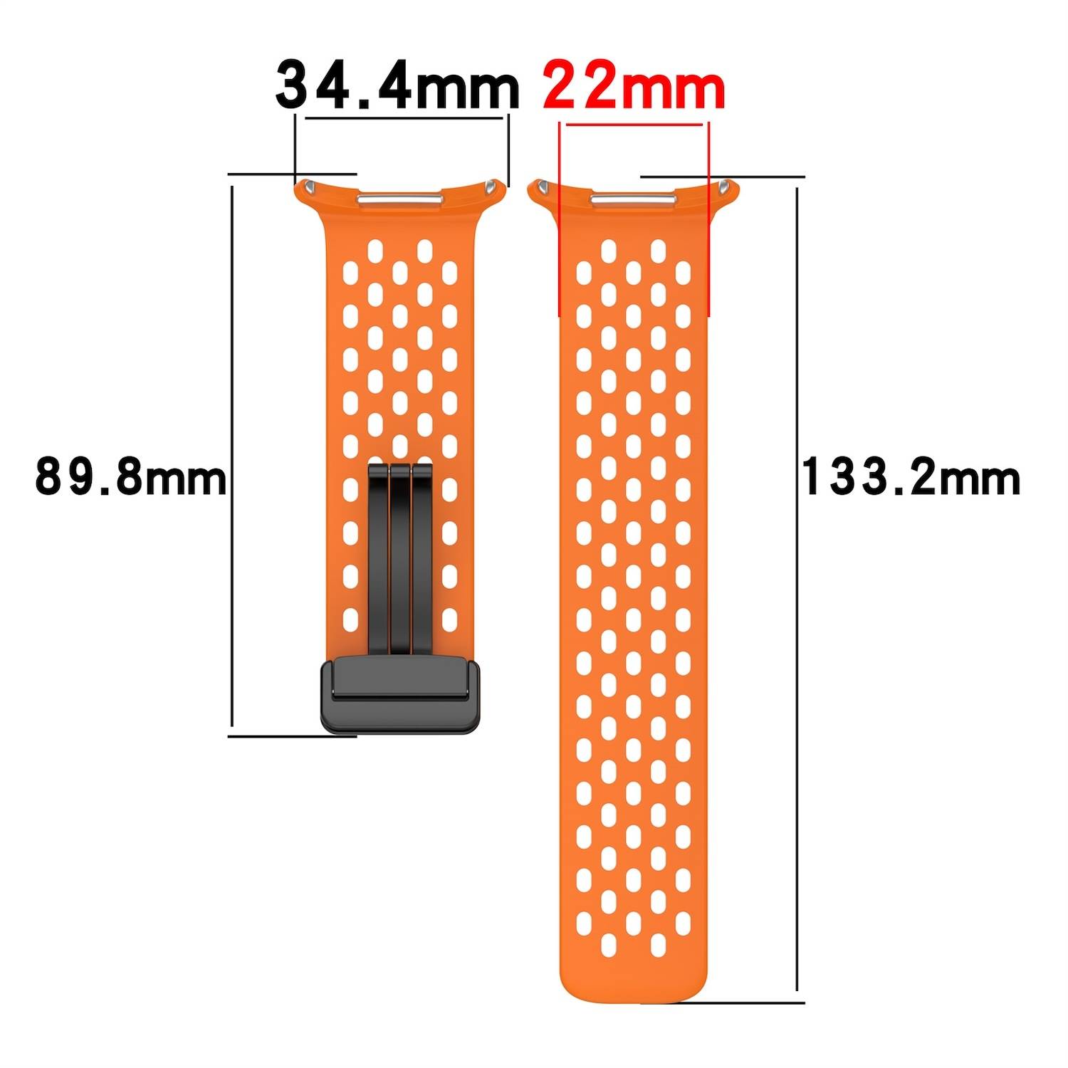 Für Samsung Galaxy Watch Ultra 47mm Silikon Magnetisch Armband D- Grün