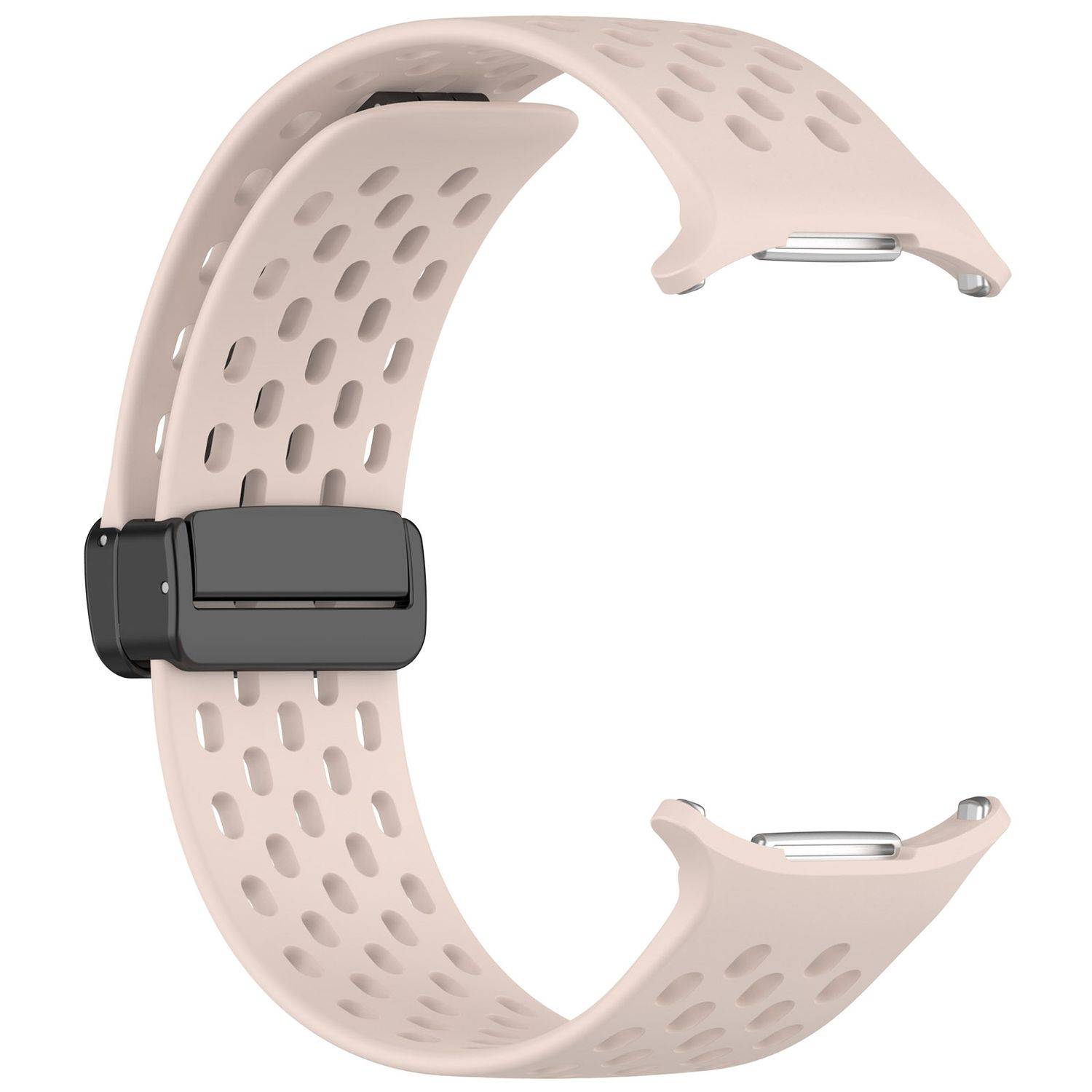 Für Samsung Galaxy Watch Ultra 47mm Silikon Magnetisch Armband Rosa