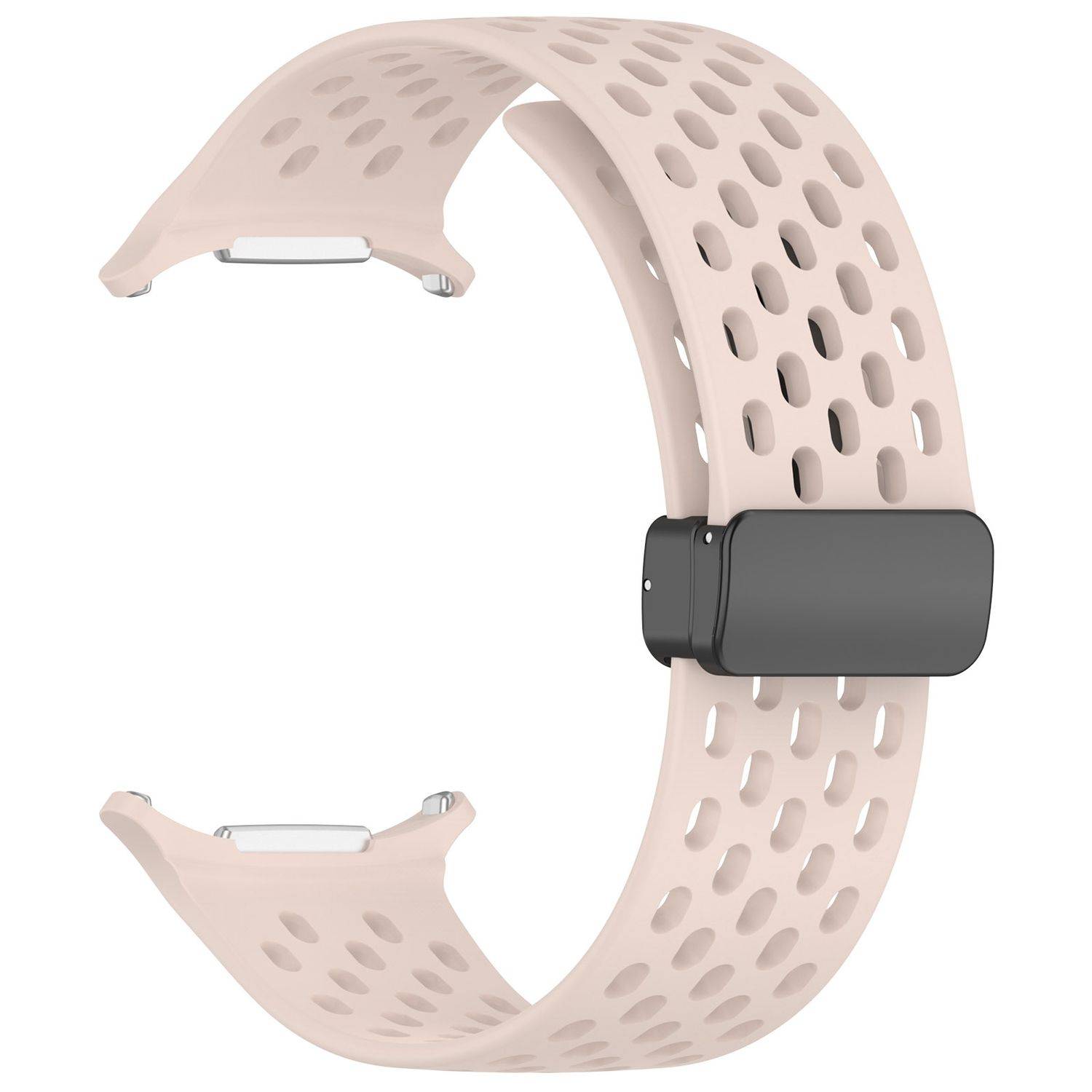 Für Samsung Galaxy Watch Ultra 47mm Silikon Magnetisch Armband Rosa