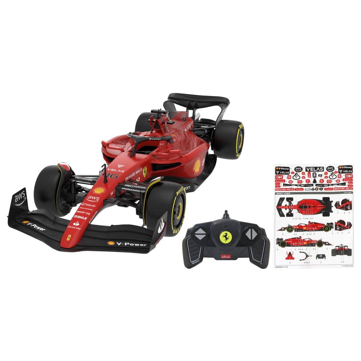 Jamara Ferrari F1-75 1:18 rot 2,4GHz