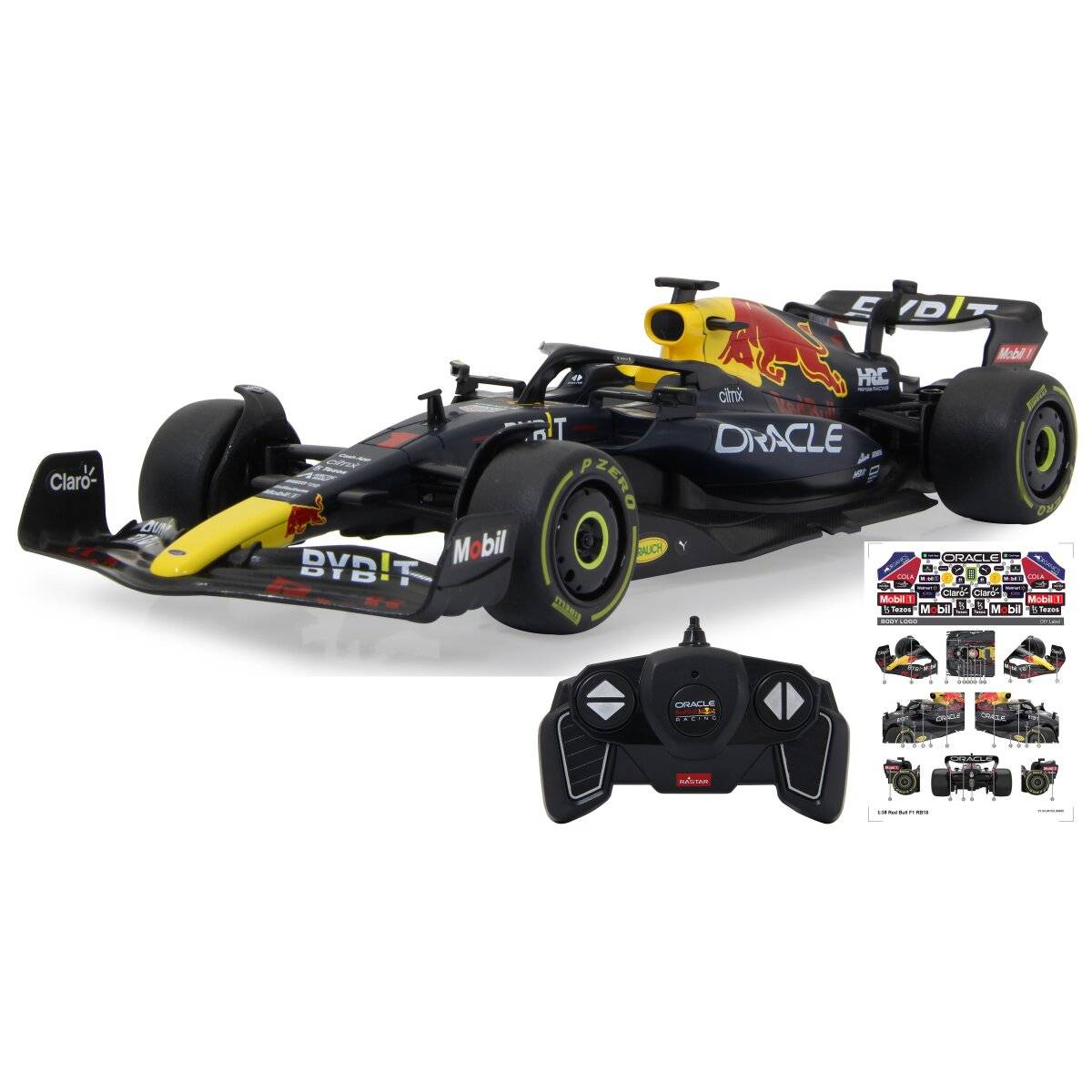 Jamara Oracle Red Bull Racing RB18 1:18 dunkelblau 2,4GHz